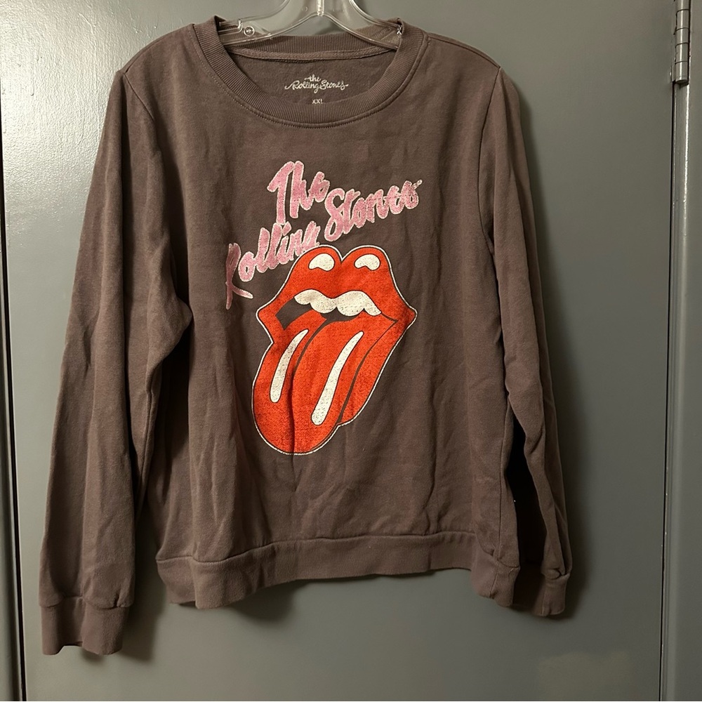 The Rolling Stones Gray Sweatshirt